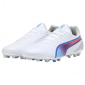 Puma King Ultimate MG White x Blue Mazing