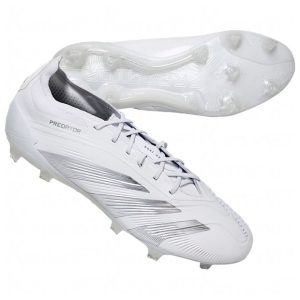 ADIDAS Predator ELITE L FG White x Silver Metallic