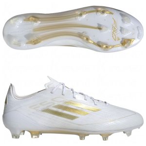 ADIDAS F50 ELITE FG White x Gold Metallic