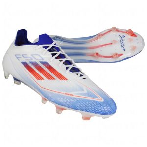 ADIDAS F50 ELITE FG White x Solar Red