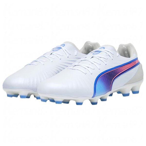 107867-02.jpg Puma King Ultimate HG/AG White x Blue Mazing