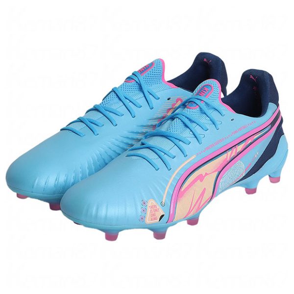108069-01.jpg Puma King Ultimate VOL UP FG/AG Luminous Blue